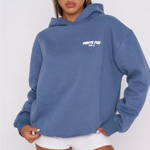 White fox hoodie